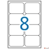 Kép 1/2 - Etikett címke Apli 99,1x67,7 mm, poliészter, időjárásálló fehér,160 etikett/csomag