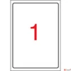 Kép 1/2 - Etikett címke Apli tintasugaras nyomtatóhoz, 199,6x289,1mm fényes, fotóminőségű,10 etikett/csomag