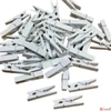 Kép 1/2 - Fa csipesz fehér 3, 5cm 25db/cs