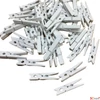 Kép 1/2 - Fa csipesz fehér 4, 5cm 25db/cs