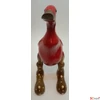 Kép 3/13 - Fa dekor faragott kacsa figura kézzel festett faragott fa dekor figura több féle közepes méretű 30cm