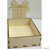 Kép 1/2 - Fa doboz ajándékos 20x15x17cm /lapra szerelt/