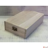 Kép 1/2 - Fa doboz hosszúkás natúr 20x12x5cm-es csatos zárral GRAVÍROZHATÓ! CRL3180