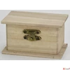 Kép 1/2 - Fa doboz kicsi hosszú tetős natúr 9x5,5x5cm-es csatos zárral GRAVÍROZHATÓ! CRL1016