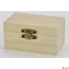 Kép 1/2 - Fa doboz kicsi ládika natúr 9x5,5x5cm-es csatos zárral GRAVÍROZHATÓ! CRL1017