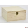 Kép 1/2 - Fa doboz teásdoboz natúr 4rekeszes 15x15x8cm-es doboz GRAVÍROZHATÓ! 3272