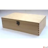 Kép 1/2 - Fa doboz téglalap kapcsos natúr 35x20cm mag: 10cm GRAVÍROZHATÓ!