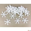 Kép 1/5 - Fa figura hókristály fehér 5, 5cmx3mm 25db/cs