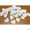 Kép 2/2 - Fa figura szív fehér 3cmx3mm 40db/cs