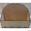 Kép 1/2 - Fa tárolódoboz hullámos szélű - 9, 5x23cm