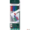 Kép 1/2 - Faber-Castell filckészlet 1514 F fóliaíró filc 4db . 0,6mm rostiron 151404