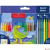 Kép 1/2 - Faber-Castell Filctoll készlet 18+6db-oskastélyos DINOSZAURUSZ + matrica
