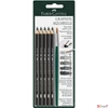 Kép 2/2 - Faber-Castell grafitceruza Akvarell grafitceruza 5db + ecset. 117897