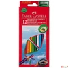 Kép 2/2 - Faber-Castell színes ceruza 12db háromszögletű ECO 120512EU / 120523