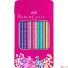 Kép 3/3 - Faber-Castell színes ceruza 12db Sparkle rózsaszín fém dobozban ' 201737