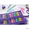 Kép 2/2 - Faber-Castell színes ceruza 20db SPARKLE + SPARKLE lila grafitcer Sleeve mini hegyező tekercses tolltartób