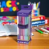 Kép 3/3 - Faber-Castell színes ceruza 20db SPARKLE + SPARKLE lila grafitcer Sleeve mini hegyező tekercses tolltartób