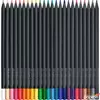 Kép 2/2 - Faber-Castell színes ceruza 24db-os Black Edition fekete test 116424