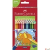 Kép 1/2 - Faber-Castell színes ceruza 24db-os háromszögletű Jumbo+hegyező 116524