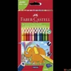 Kép 2/2 - Faber-Castell színes ceruza 24db-os háromszögletű Jumbo+hegyező 116524