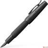 Kép 1/3 - Faber-Castell töltőtoll E-motion galvanizált aluminium test "Pure Black" F 148621