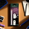 Kép 2/2 - Faber Castell grafitceruza 2db-os SPARKLE + Sleeve hegyező Sleeve radír rózsa árnyékok/kókusztej 21