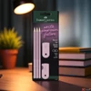 Kép 2/2 - Faber Castell grafitceruza 3db-osGRIP 2001 (B) + Sleeve minihegyező Sleeve mini radír rózsa árnyékok BL.2024
