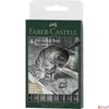 Kép 1/3 - Faber Castell művész filctoll 8db-os PITT Brush "FEKETE ÉS SZÜRKE (5xB-s;F;FM;1,5mm hegyvastagság)