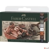 Kép 1/3 - Faber Castell művész filctoll 8db-os PITT Brush "KLASSZIKUS 6xB-s;2xM-es hegyvastagság 167172