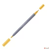 Kép 1/2 - Faber Castell művész filctoll AG-Kétvégű aquarell filctoll közép krómsárga 208 Goldfaber Aqua