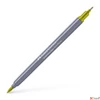 Kép 1/2 - Faber Castell művész filctoll AG-Kétvégű aquarell filctoll sárgás májuszöld 370 Goldfaber Aqua