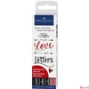 Kép 2/2 - Faber-Castell művész filc 4-es PITT szett vegyes méretű 4db AG-művészfilc 267115