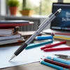 Kép 2/2 - Faber Castell nyomósiron 0,5mm Töltőceruza GRIP 1345 kőszürke