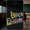 Kép 5/7 - Faber Castell színes ceruza 12db-os Black Edition fekete test fém dobozban