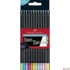 Kép 1/2 - Faber Castell színes ceruza 12db-os Black Edition fekete test pasztell+neon
