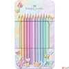 Kép 1/3 - Faber Castell színes ceruza 12db-os SPARKLE pasztell fém dobozban