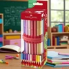 Kép 4/5 - Faber Castell színes ceruza 18db-os GRIP tekercses tolltartóban hegyezővel