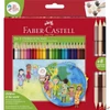 Kép 1/2 - Faber Castell színes ceruza 24+3db bicolor ceruza (6 bőrszín) A világ gyermekei 201745