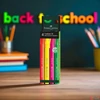 Kép 2/2 - Faber Castell szövegkiemelő készlet 4db-os 38 Fluo 2024 rózsaszín,sárga,narancs,zöld