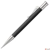 Kép 1/2 - Faber Castell töltőceruza GVFC Guilloche ródium bevonatú fekete csavar mechanikával