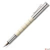 Kép 1/3 - Faber Castell töltőtoll GVFC Classic Anello platina bevonatú elefántcsont F 145671