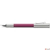 Kép 2/3 - Faber Castell töltőtoll GVFC Guilloche ródium bevonatú Electric Pink M-es heggyel 145240