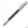 Kép 1/2 - Faber Castell töltőtoll GVFC Guilloche ródium bevonatú liláskék M-es heggyel 145260