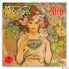 Kép 1/14 - Falinaptár 2026 Alphonse Mucha lemeznaptár 30×30cm Realsystem 2026 kollekció!