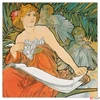 Kép 9/14 - Falinaptár 2026 Alphonse Mucha lemeznaptár 30×30cm Realsystem 2026 kollekció!