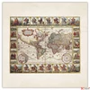 Kép 8/14 - Falinaptár 2026 Antique Maps 6097-AN lemeznaptár 30x30 cm Realsystem 2026 kollekció!