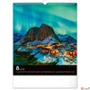 Kép 9/13 - Falinaptár 2026 Aurora Boreali 6087-AB spirálos 30×34 cm Realsystem 2026 kollekció!