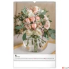 Kép 2/13 - Falinaptár 2026 Bouquets spirálos 33×46cm Realsystem 2026 kollekció!