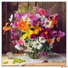 Kép 4/14 - Falinaptár 2026 Flowers lemeznaptár 30x30cm Realsystem 2026 kollekció!