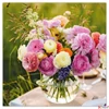 Kép 7/14 - Falinaptár 2026 Flowers lemeznaptár 30x30cm Realsystem 2026 kollekció!